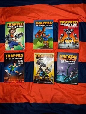 Trapped in a Video Game Book Collection full set